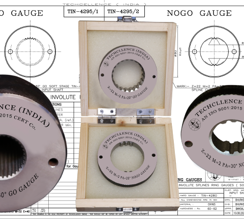 involute spline ring gauges