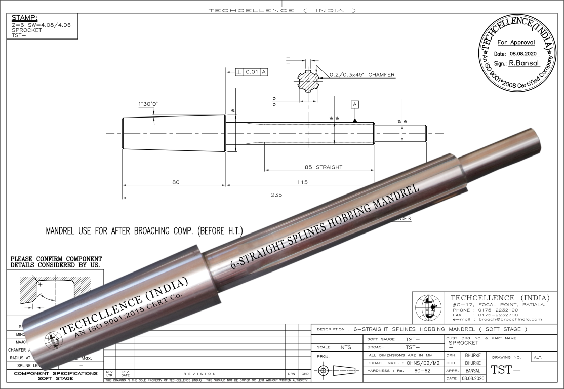 Hobbing Mandrels manufacturers