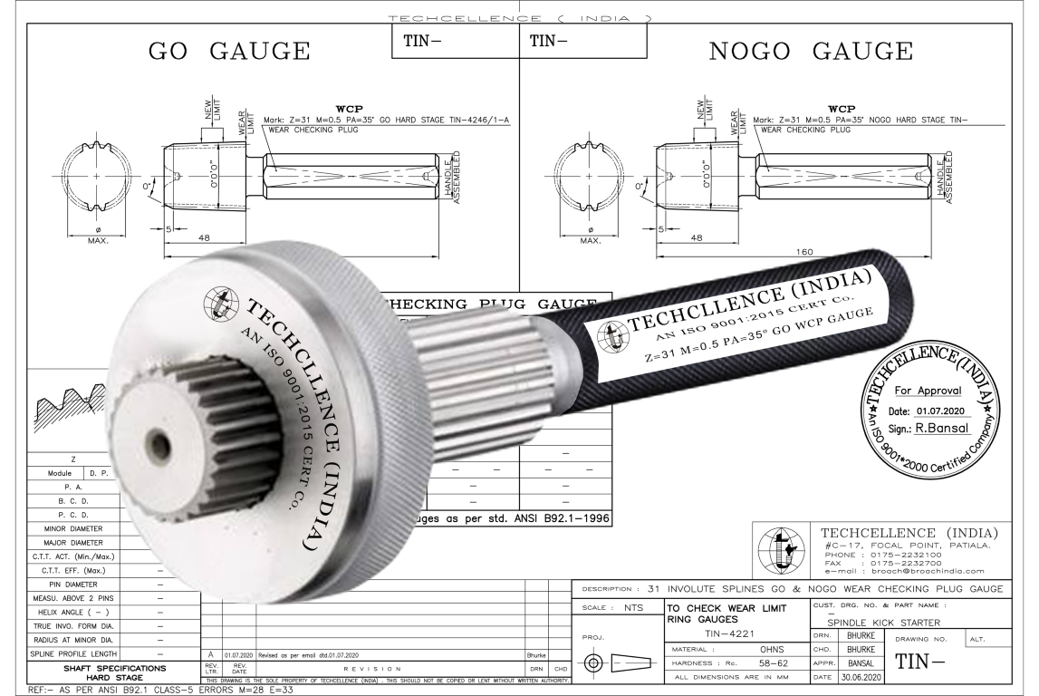 Wear Limit Checking Gauges Manufacturers